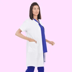 Blouse Sans Col : Demi Manches , Trois Quarts , Manches longues – Femme